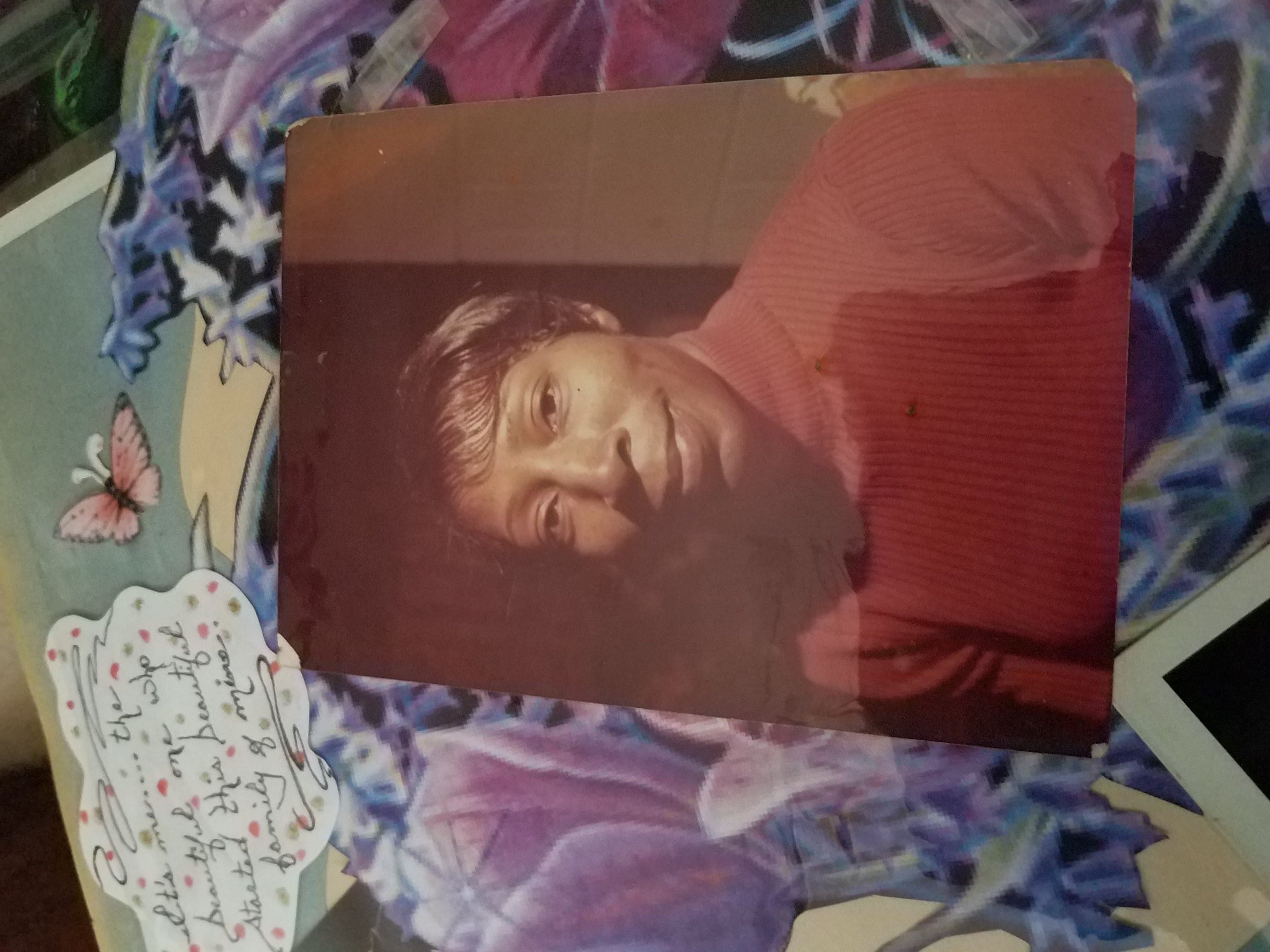 A treasured memory of Frances with family and friends