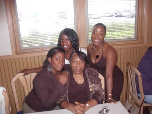 A treasured memory of Frances with family and friends