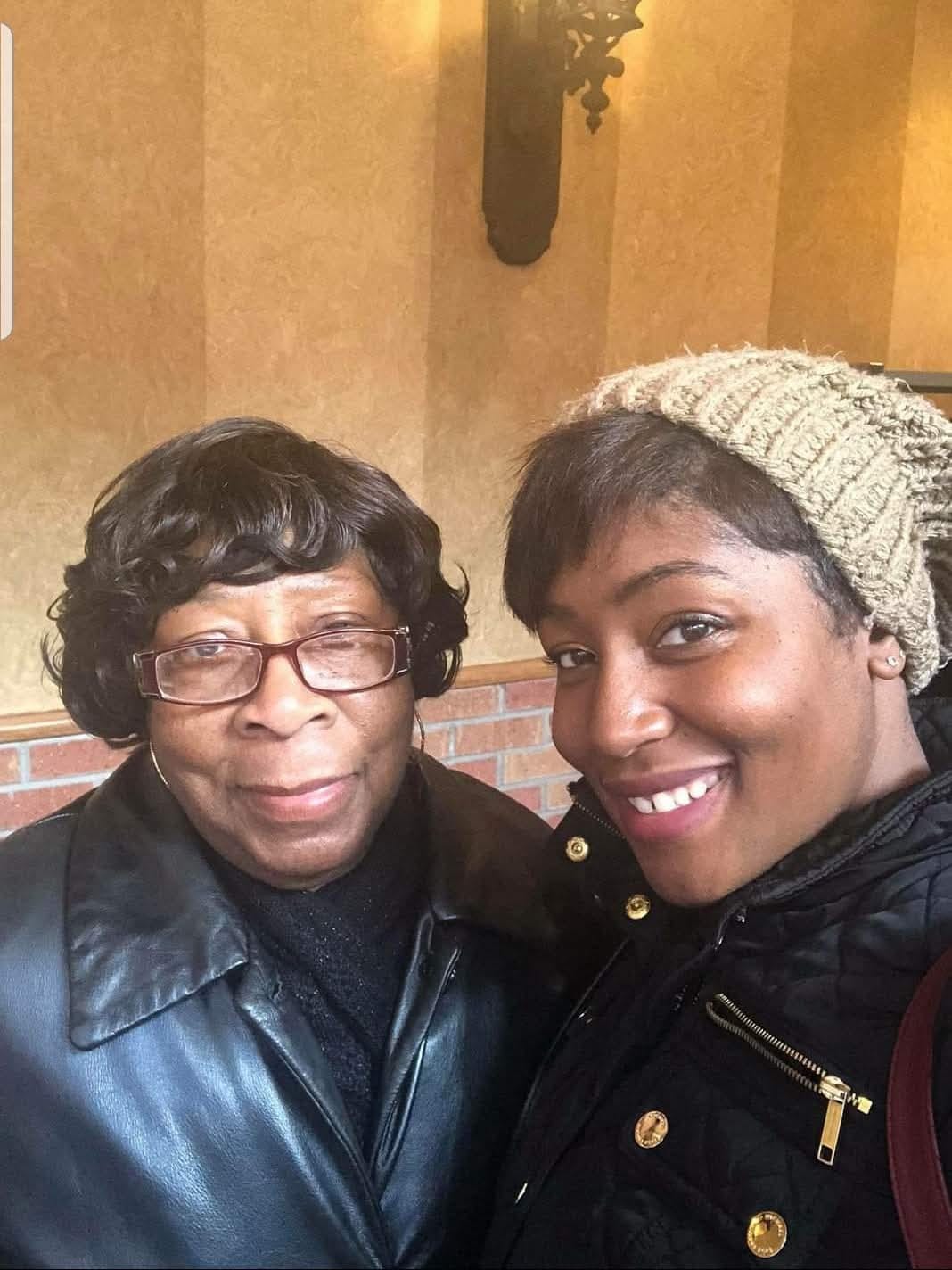 A treasured memory of Frances with family and friends