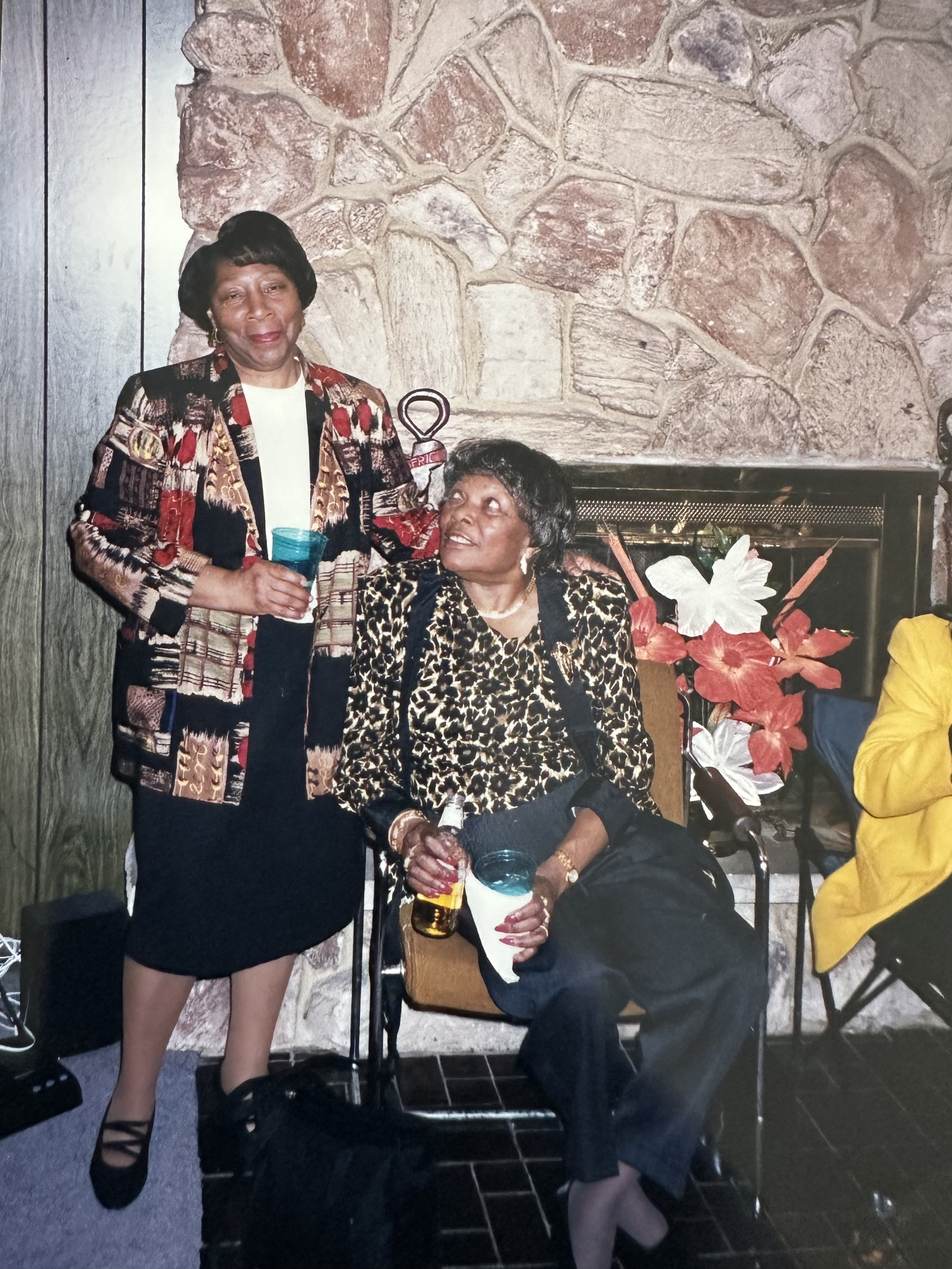 A treasured memory of Frances with family and friends