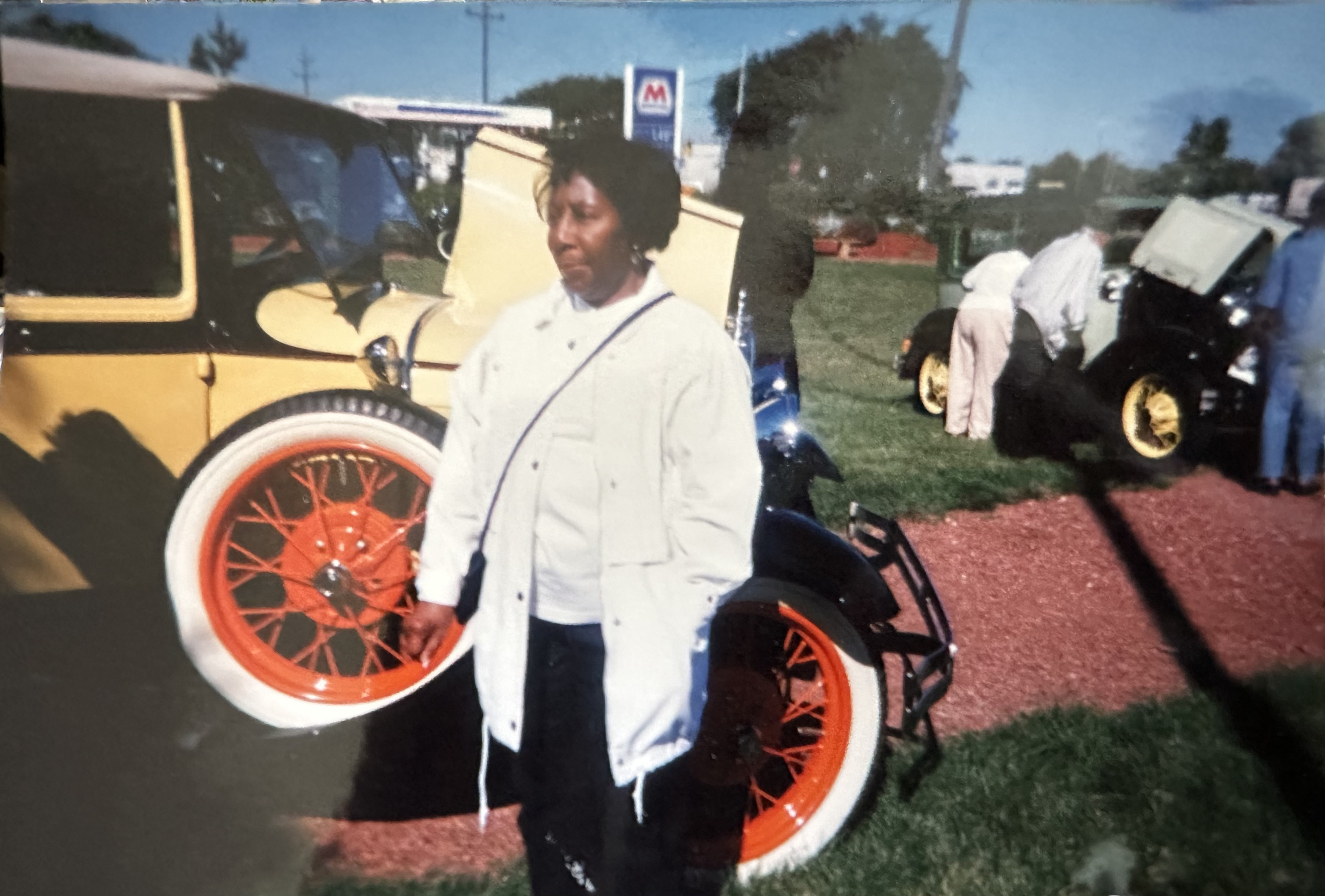 A treasured memory of Frances with family and friends
