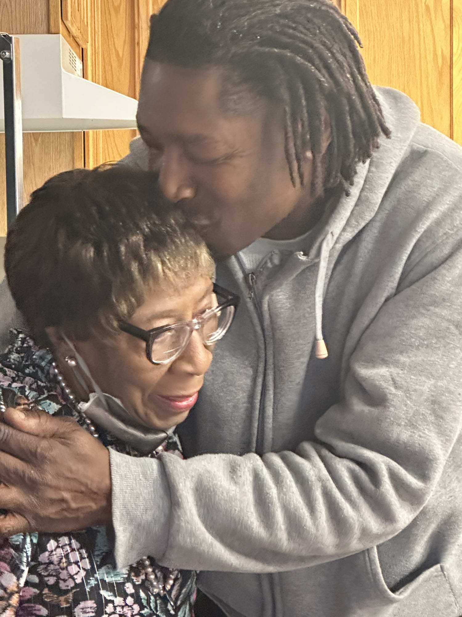 A treasured memory of Frances with family and friends