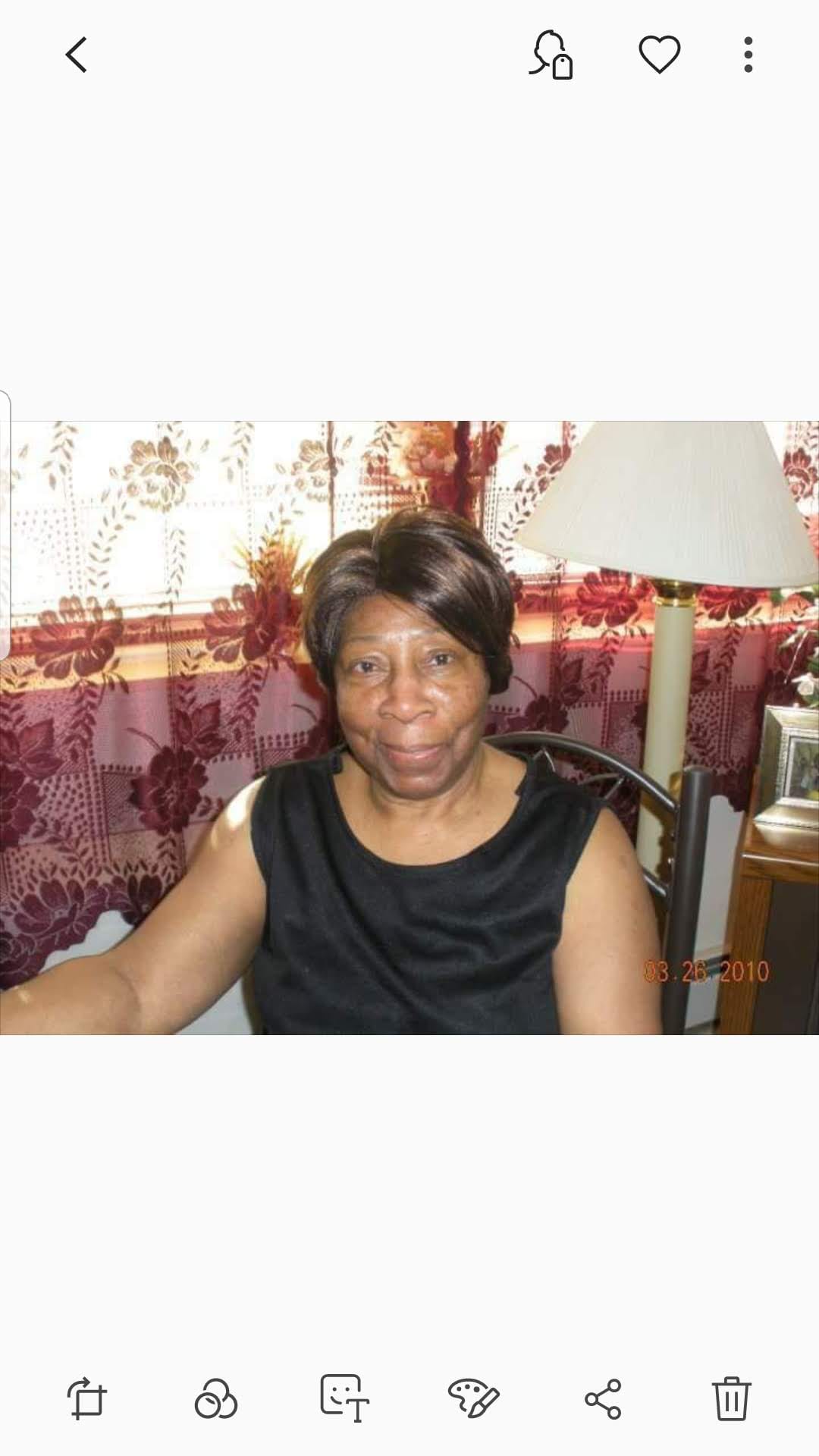A treasured memory of Frances with family and friends
